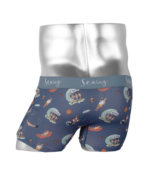 Seaing シーング ボクサーパンツ メンズ アンダーウェア 下着 おしゃれ かわいい ツルツル Endless Summer 速乾 ブランド
