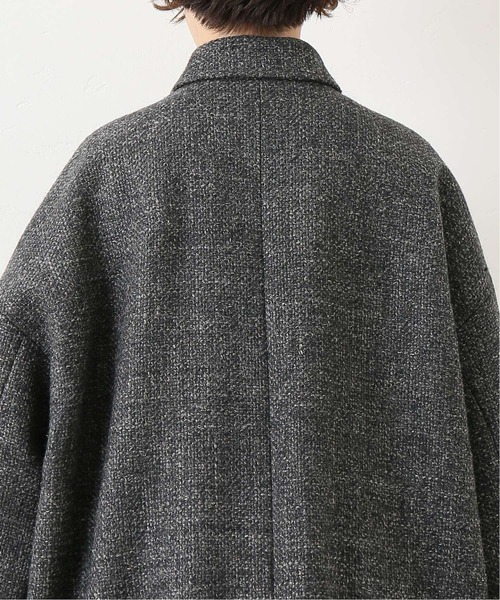 JOURNAL STANDARD LUXE（ジャーナルスタンダード　ラックス）の「WLツィード ステンコート（ステンカラーコート・レディース・チャコールグレー/ベージュ・FREE）」の7枚目の写真