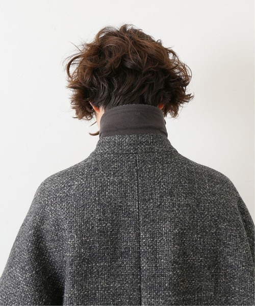 JOURNAL STANDARD LUXE（ジャーナルスタンダード　ラックス）の「WLツィード ステンコート（ステンカラーコート・レディース・チャコールグレー/ベージュ・FREE）」の12枚目の写真