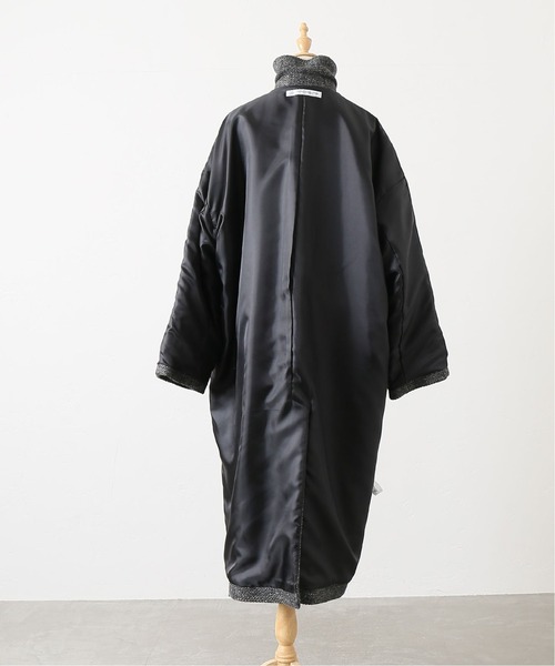 JOURNAL STANDARD LUXE（ジャーナルスタンダード　ラックス）の「WLツィード ステンコート（ステンカラーコート・レディース・チャコールグレー/ベージュ・FREE）」の15枚目の写真