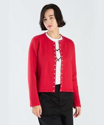 agnes b.（アニエスベー）の「コットン メルトン 長袖 カーディガン