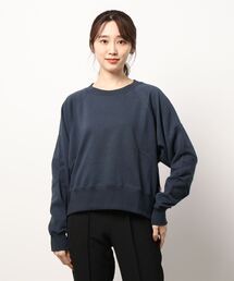 Samansa Mos2 | 【USAコットン】裏起毛クルーネックスウェット(スウェット)