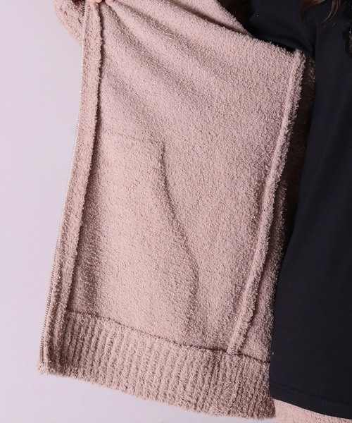 LUXE/R(ラグジュ)の「【ユニセックス】【LUXE/R】袖 & フード ロゴ ジャガード ニット ジップ パーカー(RMS)(パーカー・メンズ・ブラック/ベージュ/ネイビー・MEDIUM/LARGE)」の22枚目の写真