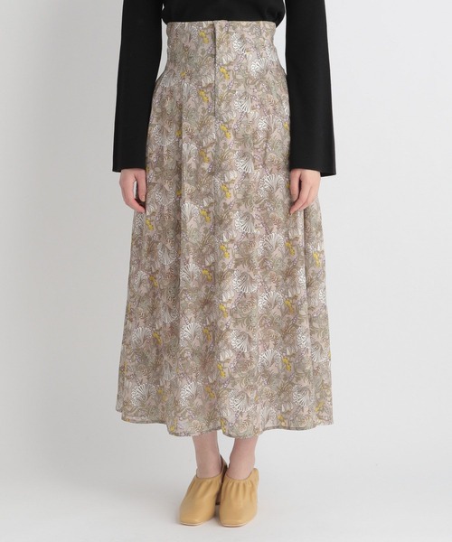 Andemiu（アンデミュウ）の「ボタニカルガラジャカードスカート265636（スカート・レディース・ベージュ/オレンジ/アイボリー・SMALL/MEDIUM）」の11枚目の写真