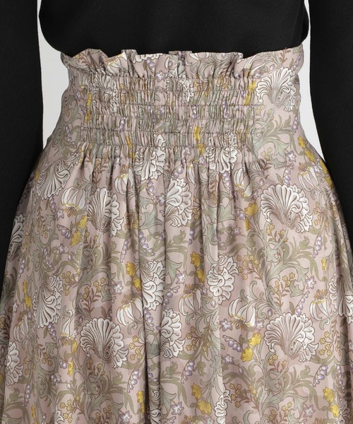 Andemiu（アンデミュウ）の「ボタニカルガラジャカードスカート265636（スカート・レディース・ベージュ/オレンジ/アイボリー・SMALL/MEDIUM）」の20枚目の写真