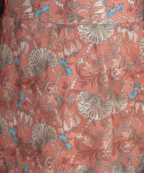 Andemiu（アンデミュウ）の「ボタニカルガラジャカードスカート265636（スカート・レディース・ベージュ/オレンジ/アイボリー・SMALL/MEDIUM）」の6枚目の写真