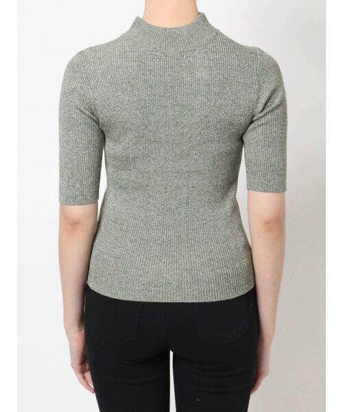 MURUA(ムルーア)の「チャイナタイトハーフニット(ニット/セーター・レディース・ブラック/オレンジ/ブルー/グリーン・FREE)」の12枚目の写真