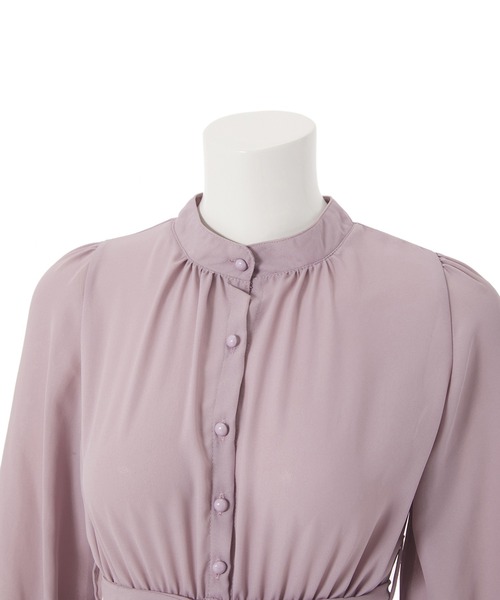 fifth（フィフス）の「ウエストリボンプリーツワンピース（ワンピース・レディース・グリーン/ピンク・M）」の4枚目の写真