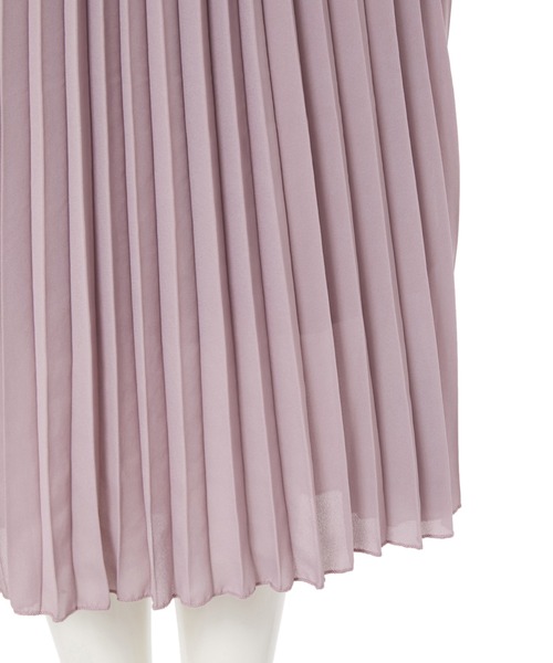 fifth（フィフス）の「ウエストリボンプリーツワンピース（ワンピース・レディース・グリーン/ピンク・M）」の3枚目の写真