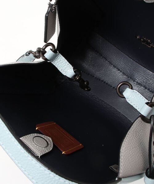 COACH（コーチ）の「【日本限定】ハドリー ホーボー 21 カラーブロック（ショルダーバッグ・レディース・グレー系その他・ﾌﾘ-）」の9枚目の写真