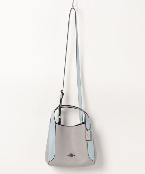 COACH（コーチ）の「【日本限定】ハドリー ホーボー 21 カラーブロック（ショルダーバッグ・レディース・グレー系その他・ﾌﾘ-）」の4枚目の写真
