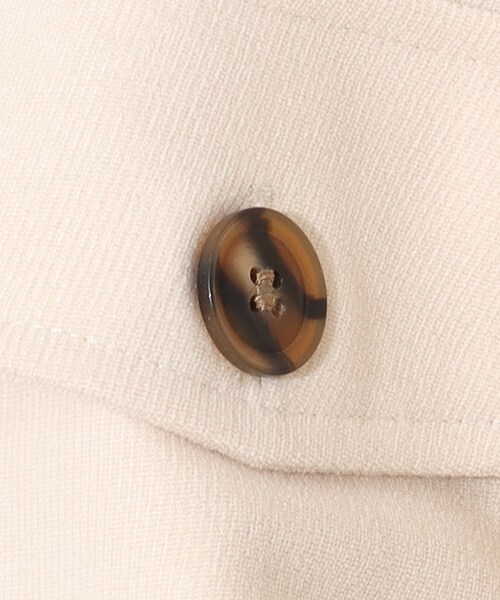 Cutie Blonde（キューティーブロンド）の「◆【S-L】ナチュラルカラーのCPOジャケット（ミリタリージャケット・レディース・オフホワイト/サンドベージュ/黄緑系・03/01/02）」の20枚目の写真