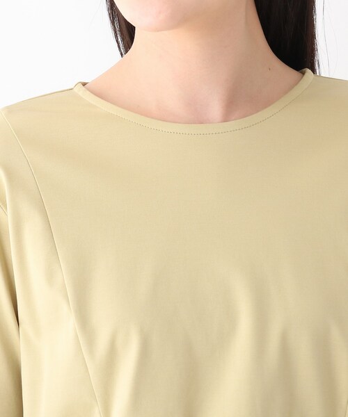 OPAQUE.CLIP（オペークドットクリップ）の「◆シルケットコットン フハクキリカエカットソー（Tシャツ/カットソー・レディース・ホワイト系/グレー/ベージュ/ブラック・40/36/38/34/42）」の8枚目の写真