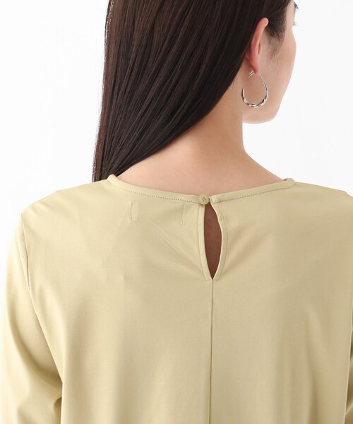 OPAQUE.CLIP（オペークドットクリップ）の「◆シルケットコットン フハクキリカエカットソー（Tシャツ/カットソー・レディース・ホワイト系/グレー/ベージュ/ブラック・40/36/38/34/42）」の9枚目の写真