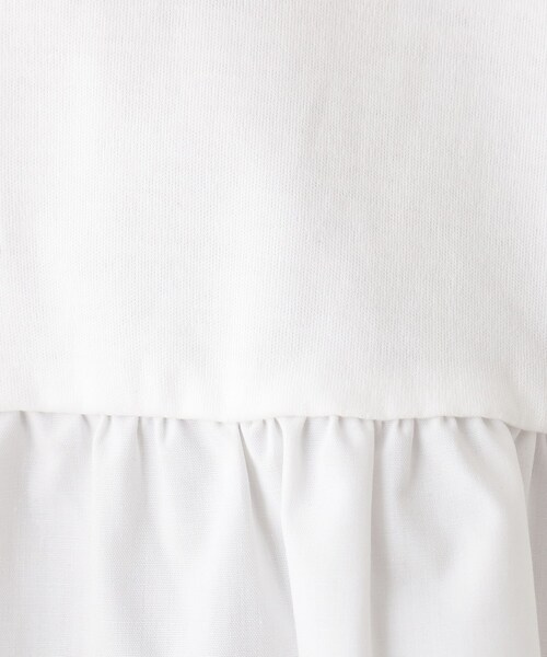 OPAQUE.CLIP（オペークドットクリップ）の「◆シルケットコットン フハクキリカエカットソー（Tシャツ/カットソー・レディース・ホワイト系/グレー/ベージュ/ブラック・40/36/38/34/42）」の12枚目の写真