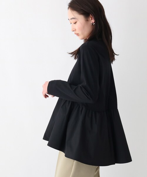 OPAQUE.CLIP（オペークドットクリップ）の「◆シルケットコットン フハクキリカエカットソー（Tシャツ/カットソー・レディース・ホワイト系/グレー/ベージュ/ブラック・40/36/38/34/42）」の21枚目の写真