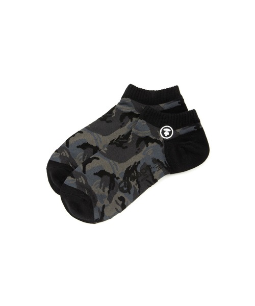 AAPE BY A BATHING APE(エーエイプバイアベイシングエイプ)の「AAPE SOCKS S(ソックス/靴下・メンズ・ホワイト系その他/グリーン系その他2/ターコイズブルー/ブラック系その他・LARGE)」の1枚目の写真