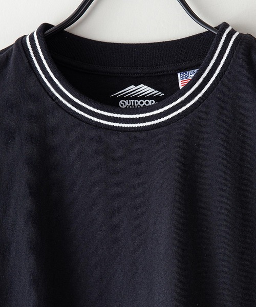OUTDOOR PRODUCTS（アウトドアプロダクツ）の「【OUTDOOR PRODUCTS/アウトドアプロダクツ】USAコットン　リブライン　バックプリントTシャツ　ビッグシルエット（Tシャツ/カットソー・レディース・ホワイト/ブラック/ネイビー/ブラウン・FREE）」の10枚目の写真