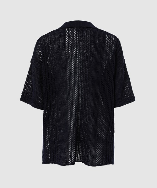 sawa takai(サワ タカイ)の「MULTI STRIPE BIG POLO(Tシャツ/カットソー・レディース・パープル/ゴールド/ネイビー系・S)」の6枚目の写真