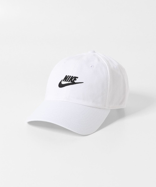 NIKE（ナイキ）の「NIKE　フーチュラウォッシュドキャップ（キャップ・レディース・ホワイト/ベージュ・ONE）」の3枚目の写真