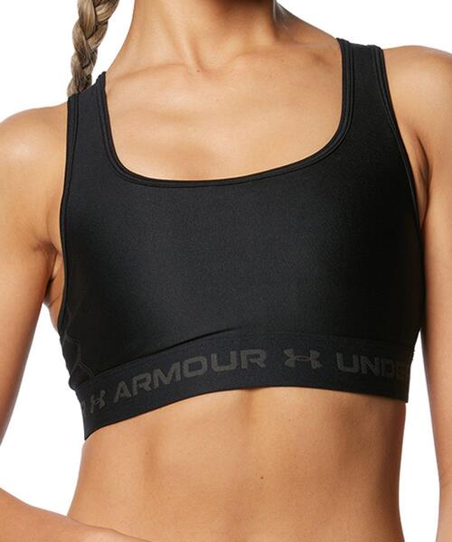 UNDER ARMOUR（アンダーアーマー）の「UAクロスバック ブラ ミディアムサポート（トレーニング/レディース）（スポーツブラ・レディース・ブラック/ホワイト・L/S/XL/M）」の8枚目の写真