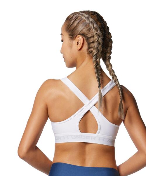 UNDER ARMOUR（アンダーアーマー）の「UAクロスバック ブラ ミディアムサポート（トレーニング/レディース）（スポーツブラ・レディース・ブラック/ホワイト・L/S/XL/M）」の13枚目の写真