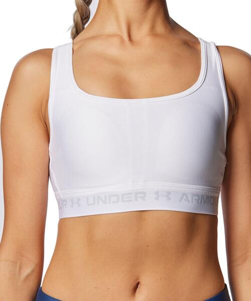 UNDER ARMOUR（アンダーアーマー）の「UAクロスバック ブラ ミディアムサポート（トレーニング/レディース）（スポーツブラ・レディース・ブラック/ホワイト・L/S/XL/M）」の16枚目の写真