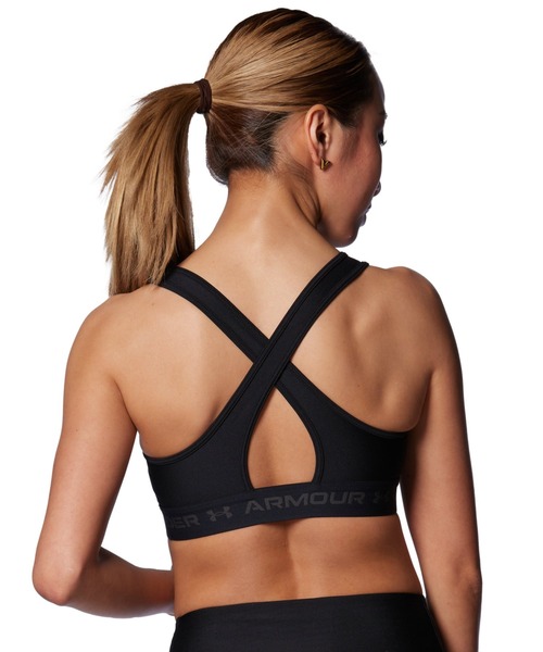 UNDER ARMOUR（アンダーアーマー）の「UAクロスバック ブラ ミディアムサポート（トレーニング/レディース）（スポーツブラ・レディース・ブラック/ホワイト・L/S/XL/M）」の22枚目の写真