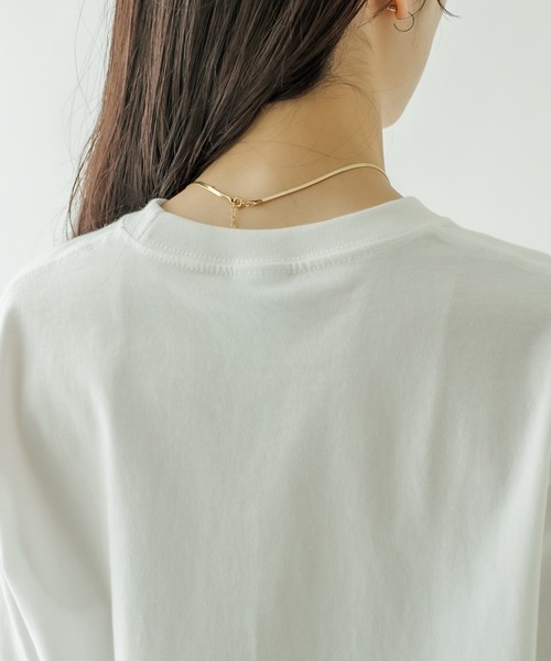 mystic(ミスティック)の「sheep dog ロングTシャツ(Tシャツ/カットソー・レディース・ホワイト・FREE)」の20枚目の写真