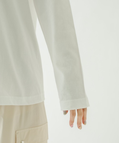 mystic(ミスティック)の「sheep dog ロングTシャツ(Tシャツ/カットソー・レディース・ホワイト・FREE)」の21枚目の写真