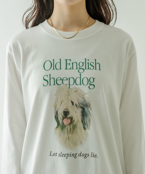 mystic(ミスティック)の「sheep dog ロングTシャツ(Tシャツ/カットソー・レディース・ホワイト・FREE)」の19枚目の写真