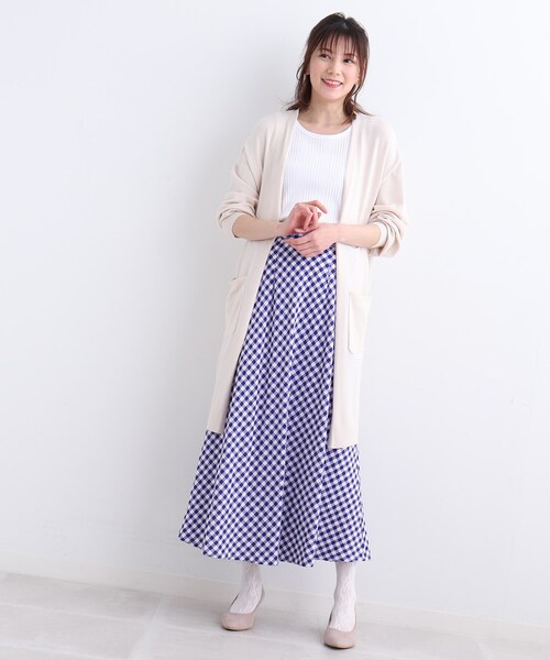 SHOO・LA・RUE（シューラルー）の「◆さらさらもちトッパーカーディガン（カーディガン/ボレロ・レディース・ライトグリーン/ピンク/サックスブルー/ブラック/アイボリー・00）」の15枚目の写真