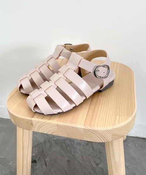 SOROTTO（ソロット）の「フラットソール/キッズ グルカサンダル（サンダル・キッズ・ブラック/ピンク/イエロー/ブルー/アイボリー/キャメル・22.0cm/16.0cm/17.0cm/18.0cm/19.0cm/20.0cm/21.0cm）」の10枚目の写真