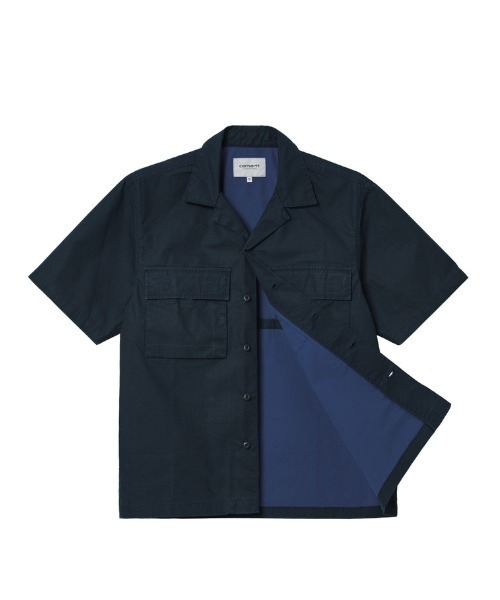 Carhartt WIP（カーハートダブリューアイピー）の「Carhartt WIP/カーハートダブリューアイピー ショートスリーブウィントン半袖シャツ I030456（シャツ/ブラウス・メンズ・ネイビー/ブラウン/グレー・M/L/XL）」の7枚目の写真