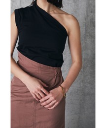 LA PEAU DE GEM | 【LA PEAU DE GEM】アシンメトリータンクトップ(Tシャツ/カットソー)