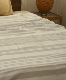 COMMON WARE（コモンウェアー）の「SOAS:今治タオルボーダー柄ガーゼ＆パイルケット（寝具）」
