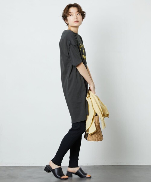 FREAK'S STORE（フリークスストア）の「▽【WEB限定】チャンキーヒールカバードサンダル（サンダル・レディース・オレンジ/グリーン/ブラック/ダークブラウン・24.5cm/23.0cm/23.5cm/24.0cm）」の7枚目の写真