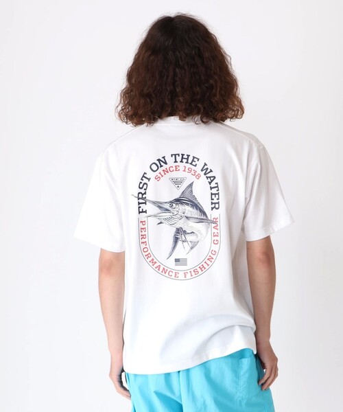 Columbia(コロンビア)の「トルトキャナルレイクショートスリーブTシャツ(Tシャツ/カットソー・メンズ・カーキ/ホワイト/ネイビー/ホワイト系その他・S/M/L/XXL/LL)」の2枚目の写真