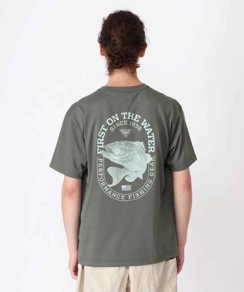 Columbia(コロンビア)の「トルトキャナルレイクショートスリーブTシャツ(Tシャツ/カットソー・メンズ・カーキ/ホワイト/ネイビー/ホワイト系その他・S/M/L/XXL/LL)」の4枚目の写真
