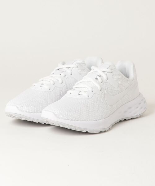 NIKE(ナイキ)の「NIKE/ナイキ WOMENS REVOLUTION 6NN /ウィメンズ レボリューション6ネクスト ネイチャー ランニング スポーツ シューズ DC3729(スニーカー・レディース・ブラック×ブラック/ホワイト・24.5cm/23.0cm/23.5cm/24.0cm/25.0cm)」の2枚目の写真