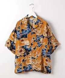 Jieda（ジエダ）の「＜JieDa＞ TIGER PANEL SHORT SLEEVE SHIRT