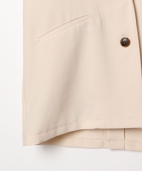 Heather（ヘザー）の「リネンライクセーラーカラー半袖ジャケット　275483（テーラードジャケット・レディース・ライトベージュ/グリーン/オレンジ・FREE）」の20枚目の写真