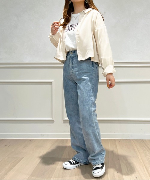 apres jour(アプレジュール)の「ショート丈シャツ【ZOZOTOWN限定アイテム】(シャツ/ブラウス・レディース・ピンク/アイボリー/サックスブルー/イエロー・X-LARGE/フリー)」の19枚目の写真