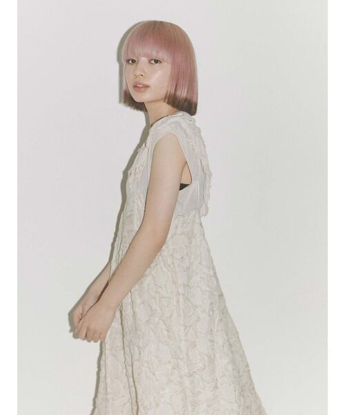 merry jenny（メリージェニー）の「frillyルーズチュニックタンクトップ（Tシャツ/カットソー・レディース・オフホワイト/ブラック/ピンク・FREE）」の22枚目の写真