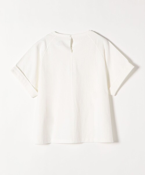SHIPS any(シップス エニィ)の「SHIPS any:〈抗菌消臭〉USAコットン ラグラン TEE(Tシャツ/カットソー・レディース・チャコールグレー/ホワイト/ベージュ/ライトグリーン・ONE SIZE)」の6枚目の写真