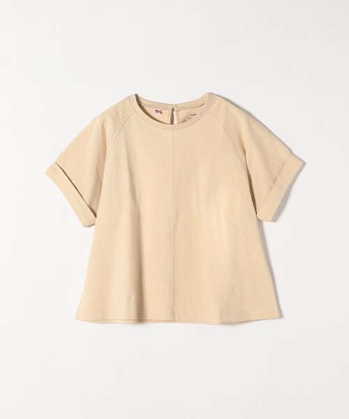 SHIPS any(シップス エニィ)の「SHIPS any:〈抗菌消臭〉USAコットン ラグラン TEE(Tシャツ/カットソー・レディース・チャコールグレー/ホワイト/ベージュ/ライトグリーン・ONE SIZE)」の12枚目の写真