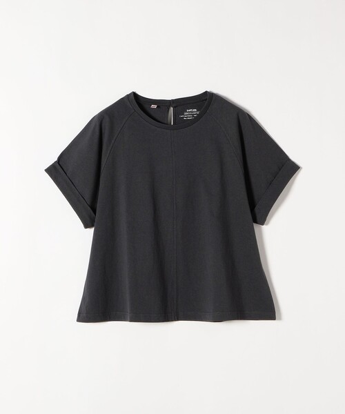 SHIPS any(シップス エニィ)の「SHIPS any:〈抗菌消臭〉USAコットン ラグラン TEE(Tシャツ/カットソー・レディース・チャコールグレー/ホワイト/ベージュ/ライトグリーン・ONE SIZE)」の14枚目の写真