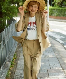 FREAK'S STORE | リネンライクショートスリーブロングパンツセットアップ(セットアップ)
