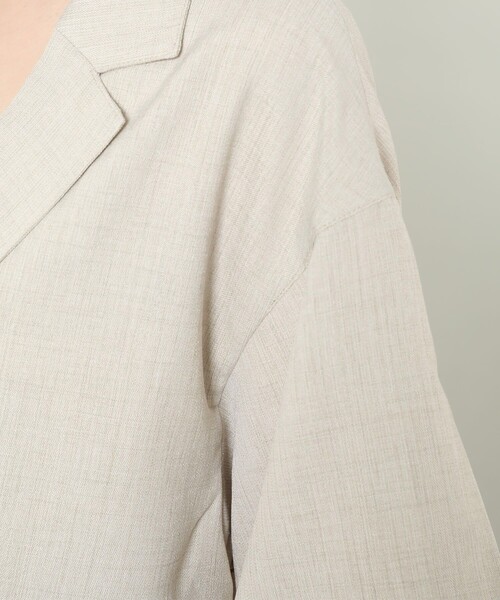 FREAK'S STORE（フリークスストア）の「リネンライクショートスリーブロングパンツセットアップ（セットアップ・レディース・オフホワイト/ブラック/キャメル・X-SMALL/SMALL/MEDIUM）」の7枚目の写真