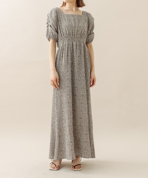 mline（エムライン）の「[mline] 楊柳フラワープリントワンピース（ワンピース・レディース・ブラック/グレー/イエロー・1/2）」の19枚目の写真